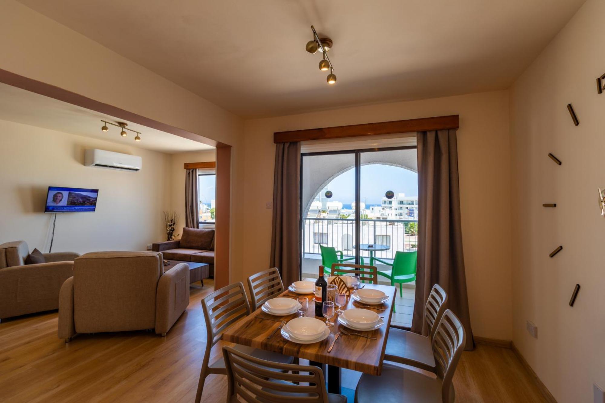 Leucolla Hill & Sea Apartment Протарас Екстериор снимка